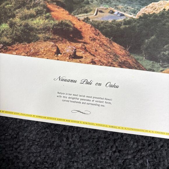 Vintage Mid Century Hawaii Lithographs by Werner Stoy - S/6 - 1960s Photographs - Picture 13 of 13